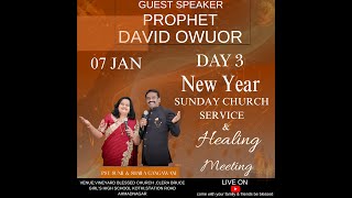 🔴🅻🅸🆅🅴 New Year Blessing Meeting  07 Jan 2024  Vineyard Blessed Church  Prophet David Owuor [upl. by Cohette]