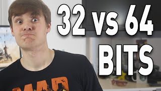 32 bits vs 64 bits ¿Cuál es la diferencia  VTechnoun [upl. by Eibrad]