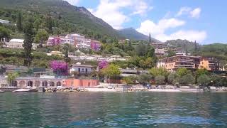 Gardone Riviera Lago Di Garda Boat Driveby [upl. by Aranaj]