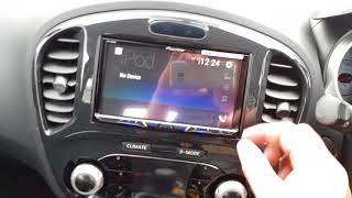 Nissan Juke headunit upgrade demo [upl. by Rolyak958]