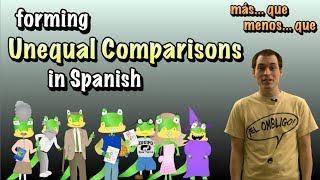 01 Spanish Lesson  Unequal Comparisons part 1 Másmenos  que [upl. by Beckie]