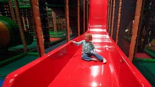 Busfabriken Indoor Playground Fun for Family and Kids part 2 of 2 [upl. by Marvel]