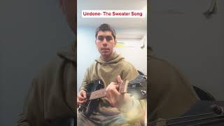 quotUndone The Sweater Songquot by Weezer guitar music cover [upl. by Shauna244]