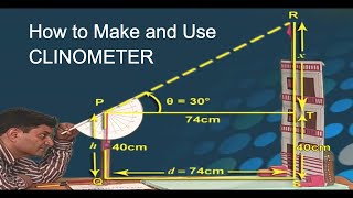 How to make and use Clinometer [upl. by Naoma]