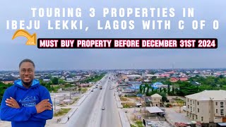 Touring Ibeju Lekki 3 Properties with C of O You Can Buy Before the end of the year 2024 [upl. by Vivienne639]