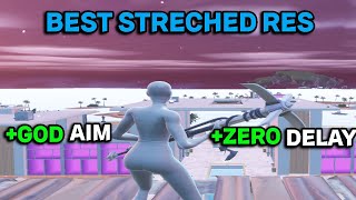 How To Get Stretched Resolution for Fortnite 0 DELAY METHOD [upl. by Nilok]