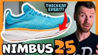 415mm STACK HEIGHT  Asics GelNimbus 25 Review  Updated Gel FINALLY  Cumulus 24 vs Nimbus 25 [upl. by Nalced804]