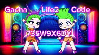 Velvet and Veneer dance Funked Up  Gacha Life 2  Trolls Band Together  Lorna Gacha [upl. by Stormy]