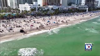 Spring Break crowds growing in Fort Lauderdale [upl. by Socrates976]