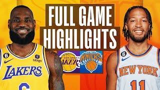 LAKERS at KNICKS  FULL GAME HIGHLIGHTS  January 31 2023 [upl. by Fleeta]