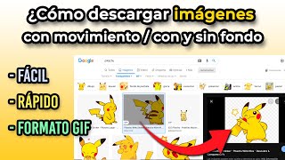 ¿Cómo buscar imágenes con movimiento GIF [upl. by Oiram]