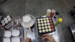 Go Pro  How to Make Poffertjes [upl. by Eel]