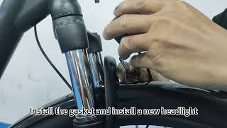 How to Replace a U2 E bike Headlight [upl. by Niemad453]