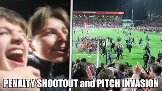 THE MOMENT CHARLTON PITCH INVADED AFTER PENALTY SHOOTOUT vs Doncaster [upl. by Ennaul39]