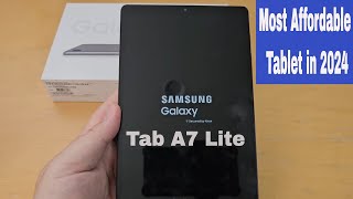 SAMSUNG GALAXY TAB A7 LITE MOST AFFORDABLE SAMSUNG TABLET in 2024 HD 1080p [upl. by Nay]