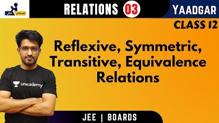 Relations  Reflexive  Symmetric  Transitive  Equivalence  Aman Malik  Yaadgar Series [upl. by Derte]