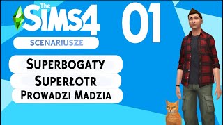 The SimS 4  Scenariusze  01  Superbogaty superłotr cz1 [upl. by Henarat]