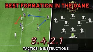 This 3421 is UNSTOPPABLE 🔥 Best META Tactics  EAFC 24 Tactics amp Instructions wGameplay [upl. by Hazem966]