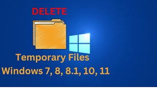 How to delete temporary files in windows 10 [upl. by Wittie824]