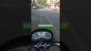 😱Achanak Brake Fail 🚨 JHAVLOGS7737 MotoVlogger Shorts YTShots Travel BikeBrakeFail RiderLife [upl. by Petronia]