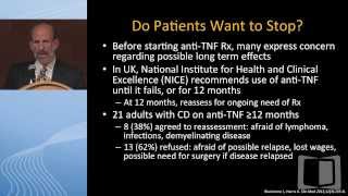 When should we stop antiTNF therapy and how do we then treat the patient [upl. by Drawe]