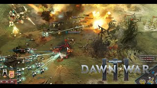 W40K Dawn of war 3  MACHA vs ANGELOS gameedits w40k videogames rts warhammer [upl. by Helyn]