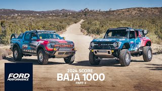 SCORE BAJA 1000  BRONCO DR amp RANGER RAPTOR  FORD PERFORMANCE  PART 2 [upl. by Dorene]