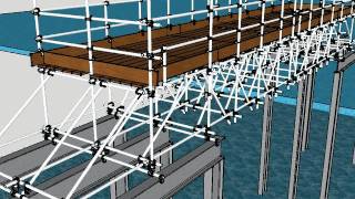 Scaffolding Design 3D Tube amp Fitting  Modular  by jaztekdesigncom [upl. by Atnoved615]