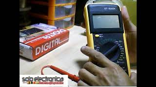 DIGITAL MULTIMETER DT9205A [upl. by Faustine]