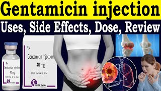 Gentamicin injection kis kaam aata hai  Gentamicin injection 40 mg Uses  Side Effects Dose [upl. by Swart]