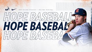 Hope vs Olivet  Baseball 41524  NCAA D3 Baseball  MIAA Baseball [upl. by Nhoj]