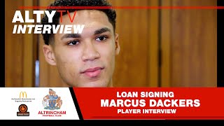 MARCUS DACKERS  Altrincham FC Interview  November 2023 [upl. by Heloise]