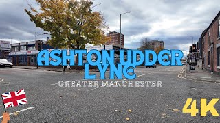 REAL STREET OF ASHTON UDDER LYNE  STREET TOUR 4K [upl. by Laekcim]