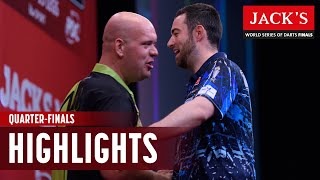 DRAMATIC DECIDERS  QuarterFinals Highlights  2024 Jacks World Series of Darts Finals [upl. by Amled53]