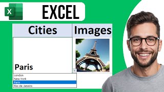 How To Create Drop Down List With Images In Excel [upl. by Emrich969]