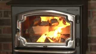 Wood Burning Stove amp Fireplace Insert  Atlanta How to start a fire in your wood stove [upl. by Atinav]