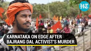 Killed by Muslim Bajrang Dal activist murdered in Shivamogga Curbs imposed politics erupts [upl. by Eleda908]