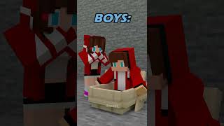 MLG Clutch Girl VS Boy VS Mikey MAIZEN Minecraft Animation [upl. by Aima910]