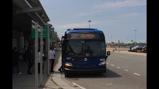 2024 New Flyer Xcelsior XD40 9321 on the Q10 Bus departing Lefferts Blvd Airtrain Station [upl. by Zaneta]