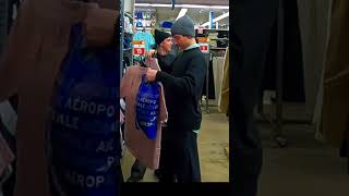 Farting in Old Navy 👔👚💩 Funny Farting Prank 🤣 shorts [upl. by Kwei618]