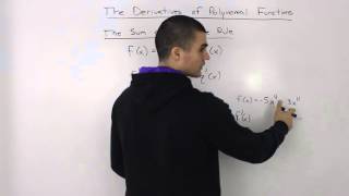 The Sum and Difference Rule for Derivatives [upl. by Eillit]