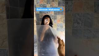 Supporters Vs Haters 🪞😍makeover shorts mirror acrylic wallpaper bathroom decor home [upl. by Bellda468]