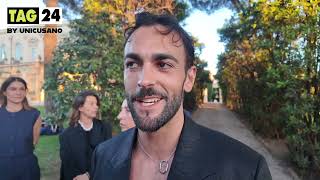 Marco Mengoni “Felice duetto con Angelina Sanremo 2025 Sarà diverso in bocca al lupo a Conti” [upl. by Amathist352]