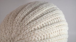 Warm and Lovely 2 Elastic Crochet Patterns How to Crochet Beanie HatCrochet Tutorial [upl. by Niamor24]