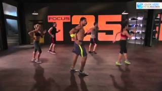 FOCUS T25 Workout  25 MINUTES 5 DAYS A WEEK 100 RESULTS [upl. by Mcquoid]