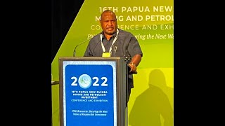 PM Marape addresses PNG Mining and Petroleum Conference [upl. by Talanta]