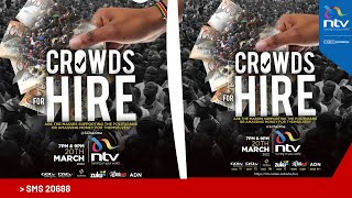 CrowdsForHire How Kenyan politicians source crowds for events [upl. by Walczak]