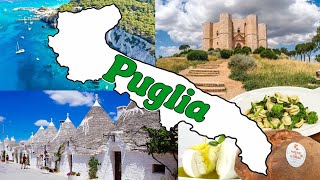 🏰🍞 La PUGLIA  Le Regioni dItalia  Geografia 📚🌍 [upl. by Ledif703]