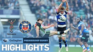 Harlequins v Bath  HIGHLIGHTS  Yellow Cards Hurt Hosts  Gallagher Premiership 202223 [upl. by Duyne]