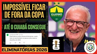 BRASIL vai passar sufoco NAS ELIMINATÓRIAS PARA A COPA DO MUNDO 2026 [upl. by Lefty]